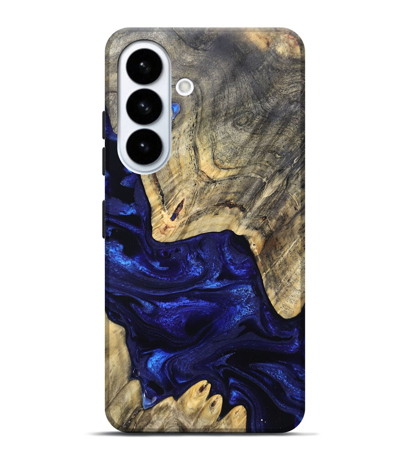 Galaxy S26 Plus Wood Live Edge Phone Case - Simeon (Blue, 824984)