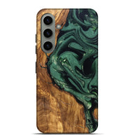 Galaxy S24 Plus Wood Live Edge Phone Case - Avis (Ancient Olive, 824990)