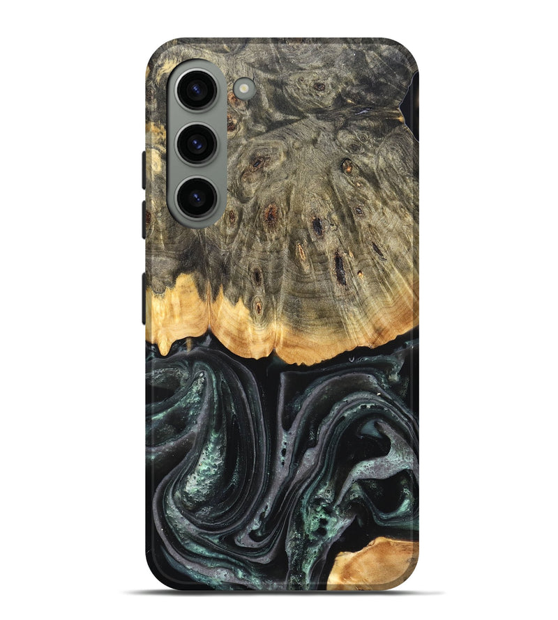 Galaxy S23 Plus Wood Live Edge Phone Case - Cielo (Green, 824991)