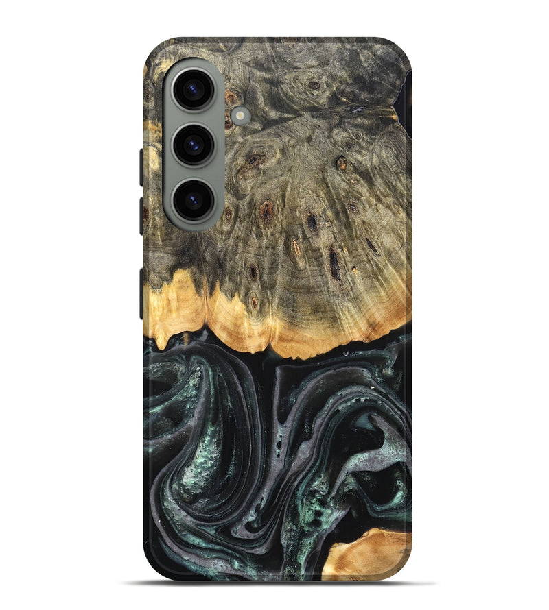 Galaxy S24 Plus Wood Live Edge Phone Case - Cielo (Green, 824991)
