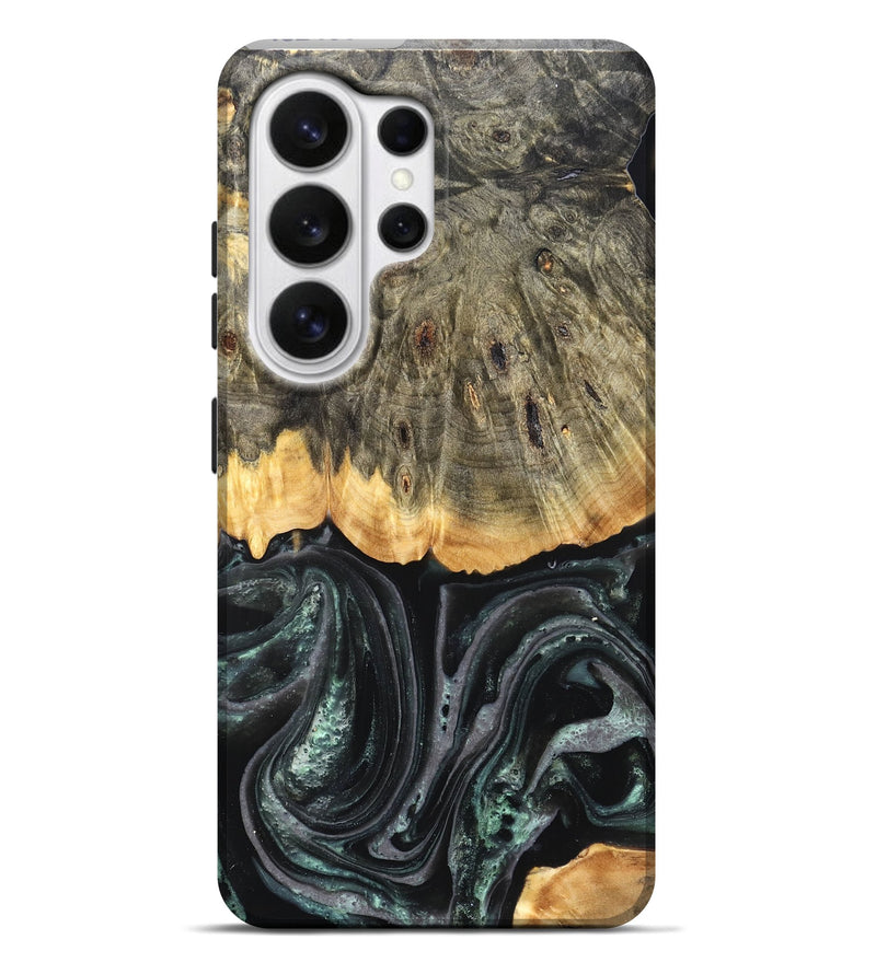 Galaxy S26 Ultra Wood Live Edge Phone Case - Cielo (Green, 824991)