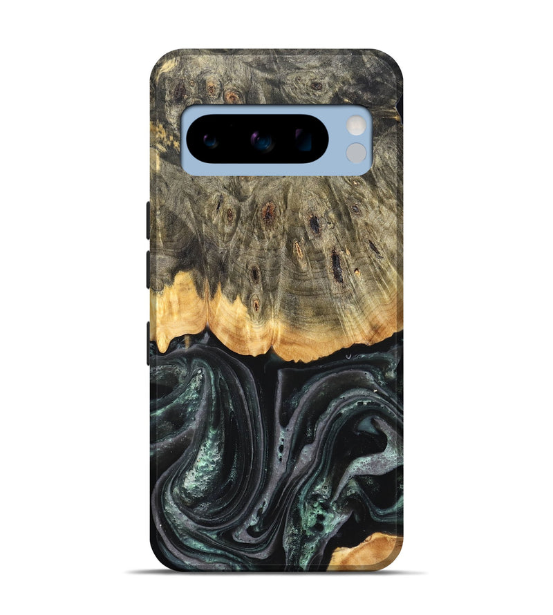 Pixel 8 Pro Wood Live Edge Phone Case - Cielo (Green, 824991)