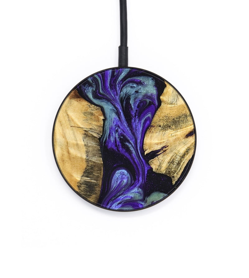 Circle Wood Wireless Charger - Blanca (Purple, 824993)