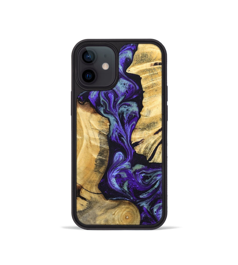 iPhone 12 mini Wood Phone Case - Blanca (Purple, 824993)