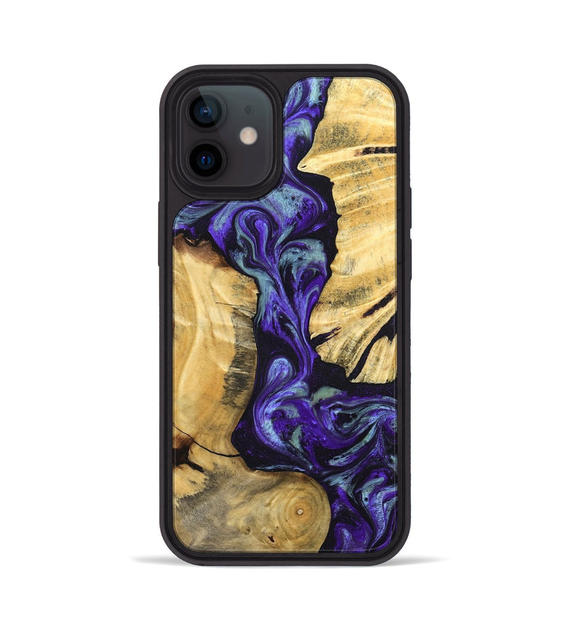 iPhone 12 Wood Phone Case - Blanca (Purple, 824993)