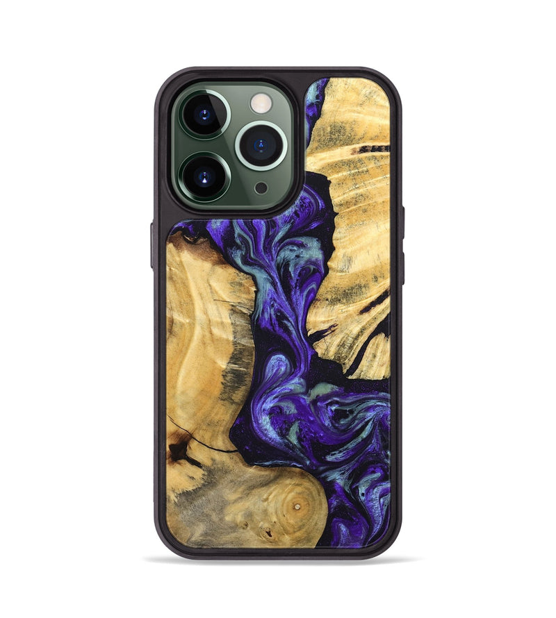 iPhone 13 Pro Wood Phone Case - Blanca (Purple, 824993)