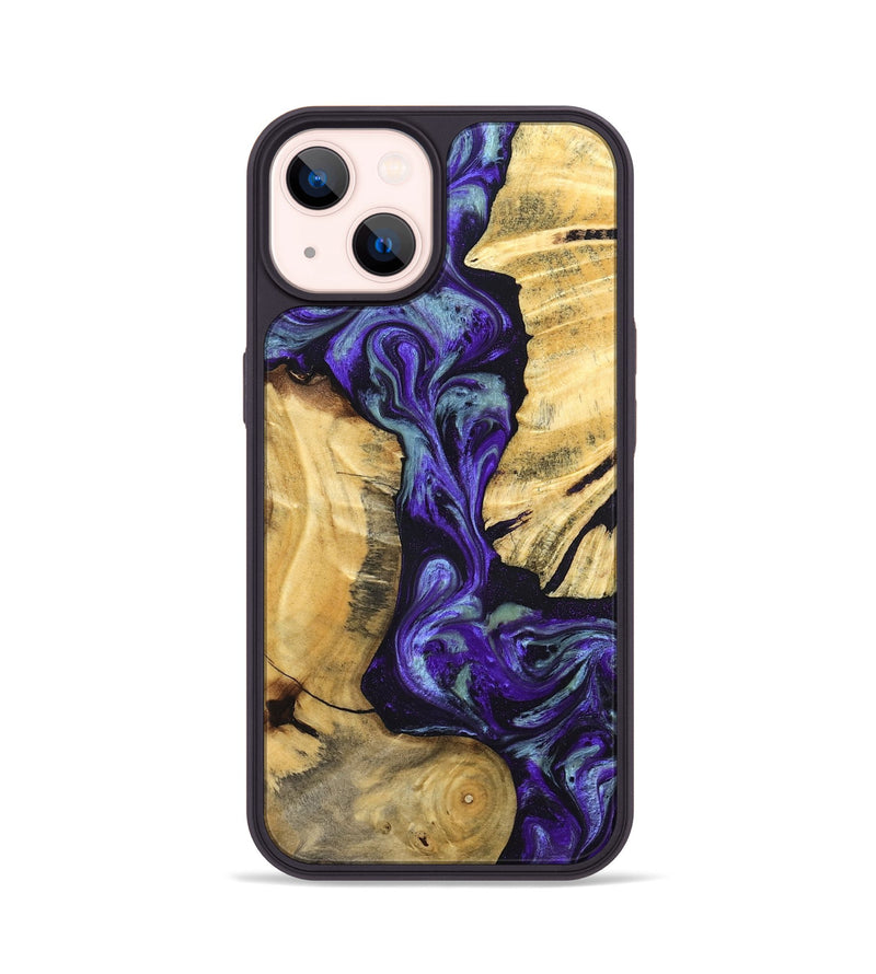 iPhone 14 Wood Phone Case - Blanca (Purple, 824993)