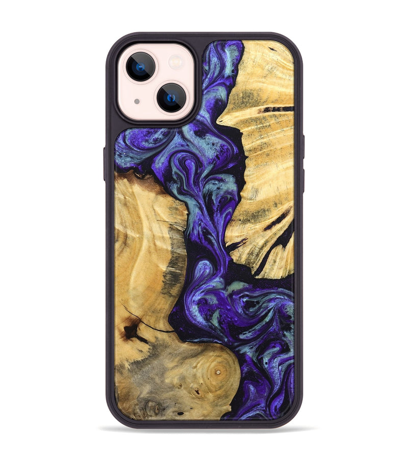 iPhone 14 Plus Wood Phone Case - Blanca (Purple, 824993)