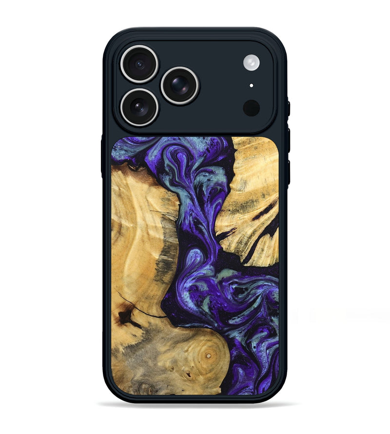 iPhone 17 Pro Max Wood Phone Case - Blanca (Purple, 824993)