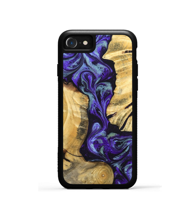 iPhone SE Wood Phone Case - Blanca (Purple, 824993)