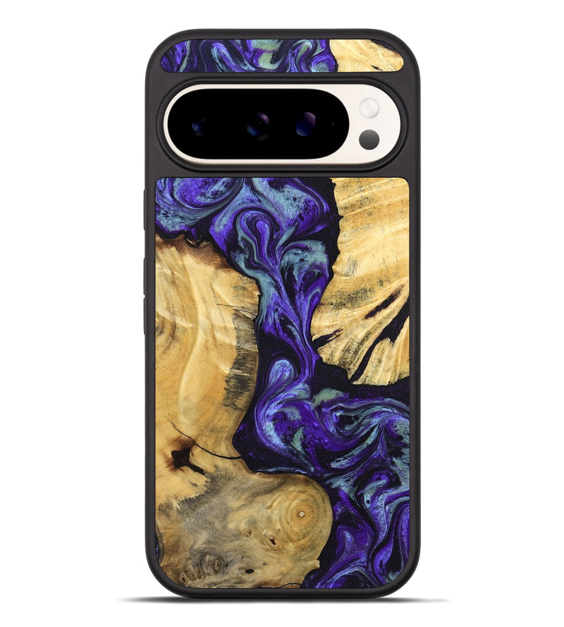 Pixel 9 Pro XL Wood Phone Case - Blanca (Purple, 824993)
