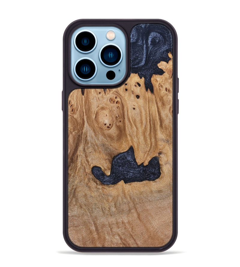 iPhone 14 Pro Max Wood Phone Case - Kaleb (Wood Burl, 824998)