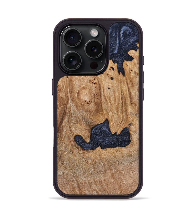 iPhone 16 Pro Wood Phone Case - Kaleb (Wood Burl, 824998)