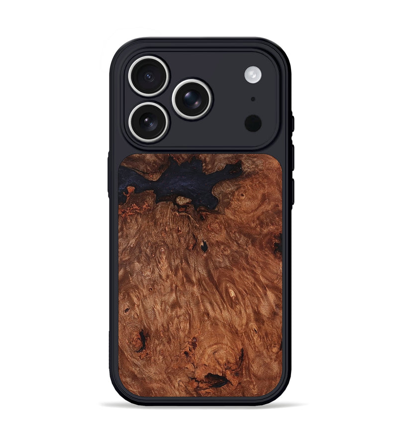 iPhone 17 Pro Wood Phone Case - Josiah (Wood Burl, 824999)