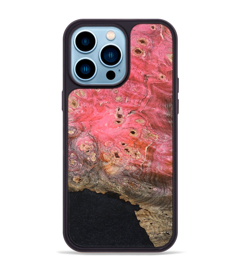 iPhone 14 Pro Max Wood Phone Case - Irma (Wood Burl, 825000)