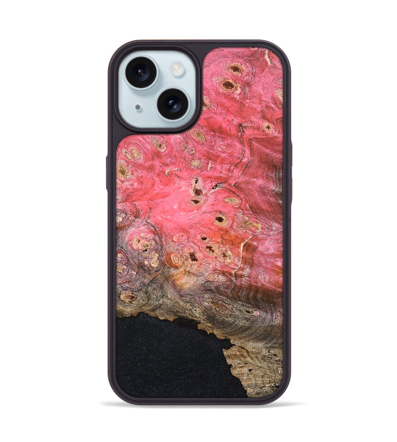 iPhone 15 Wood Phone Case - Irma (Wood Burl, 825000)