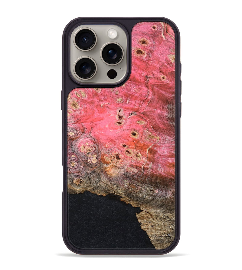 iPhone 16 Pro Max Wood Phone Case - Irma (Wood Burl, 825000)