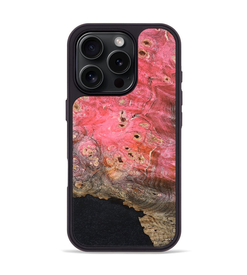 iPhone 16 Pro Wood Phone Case - Irma (Wood Burl, 825000)