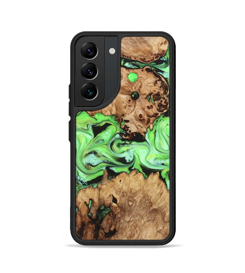 Galaxy S22 Wood Phone Case - Shyann (Green, 825006)