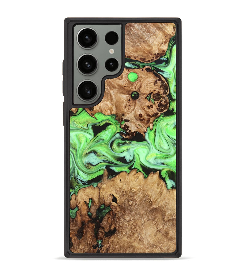 Galaxy S23 Ultra Wood Phone Case - Shyann (Green, 825006)
