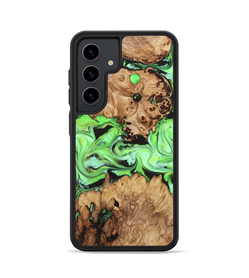 Galaxy S24 Wood Phone Case - Shyann (Green, 825006)