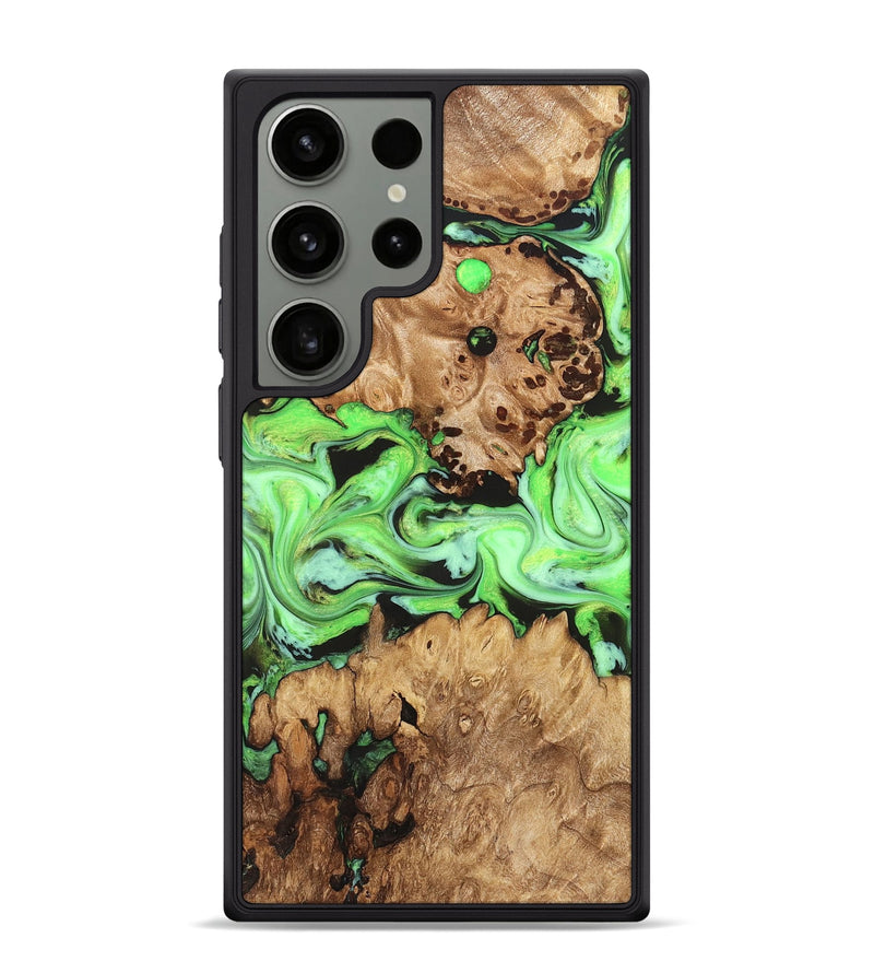 Galaxy S24 Ultra Wood Phone Case - Shyann (Green, 825006)