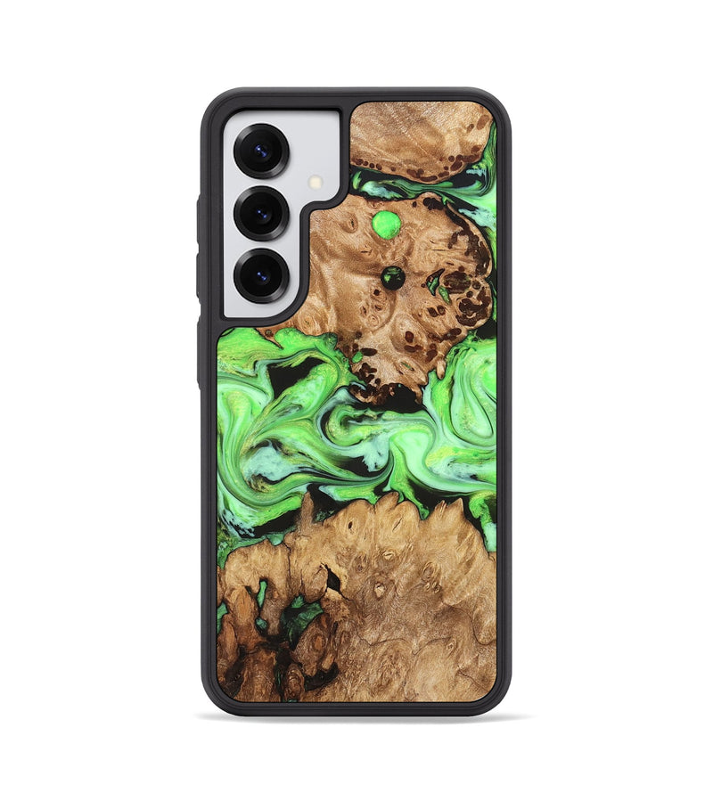 Galaxy S25 Wood Phone Case - Shyann (Green, 825006)