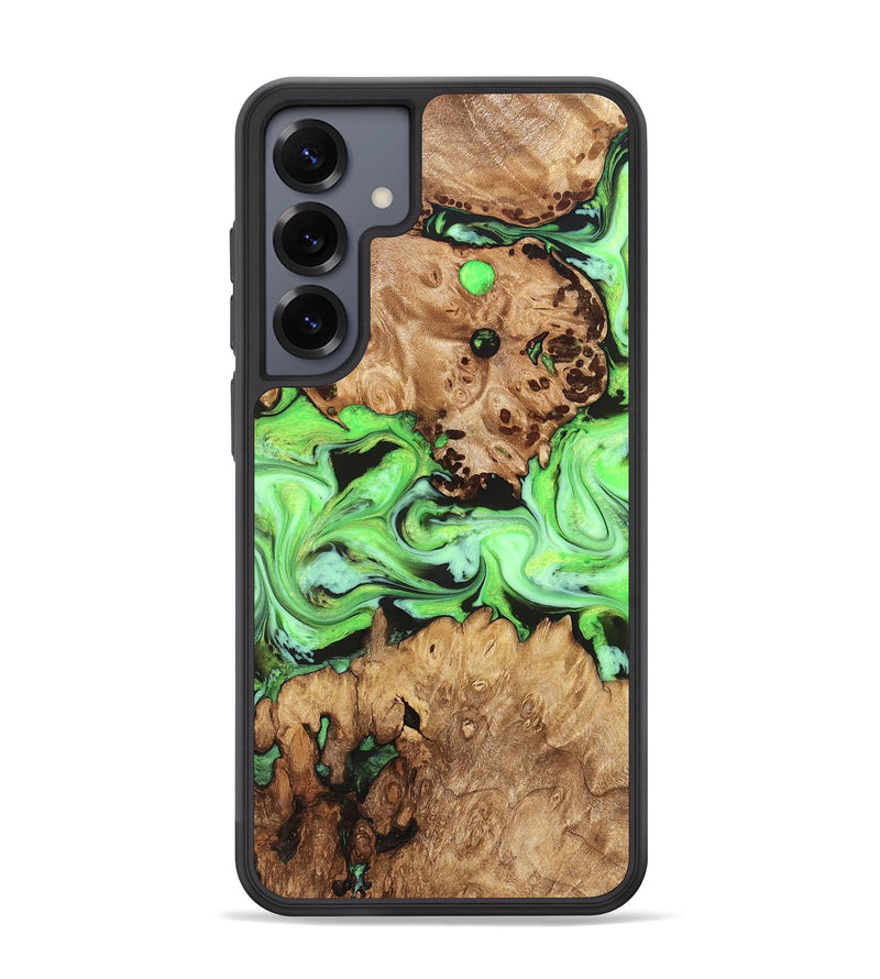 Galaxy S25 Plus Wood Phone Case - Shyann (Green, 825006)