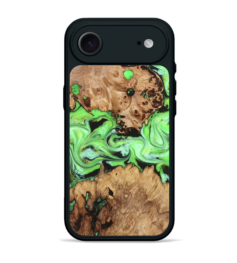 iPhone 17 Air Wood Phone Case - Shyann (Green, 825006)