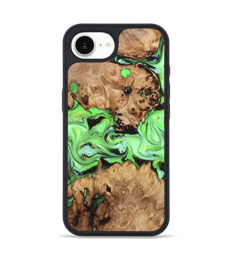 iPhone 17e Wood Phone Case - Shyann (Green, 825006)