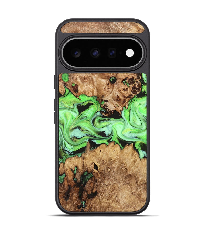 Pixel 11 Pro Wood Phone Case - Shyann (Green, 825006)