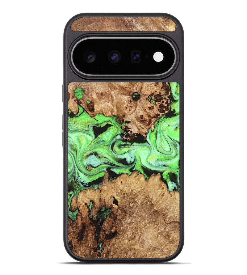 Pixel 11 Pro XL Wood Phone Case - Shyann (Green, 825006)