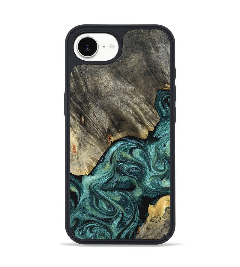 iPhone 17e Wood Phone Case - Freya (Green, 825007)