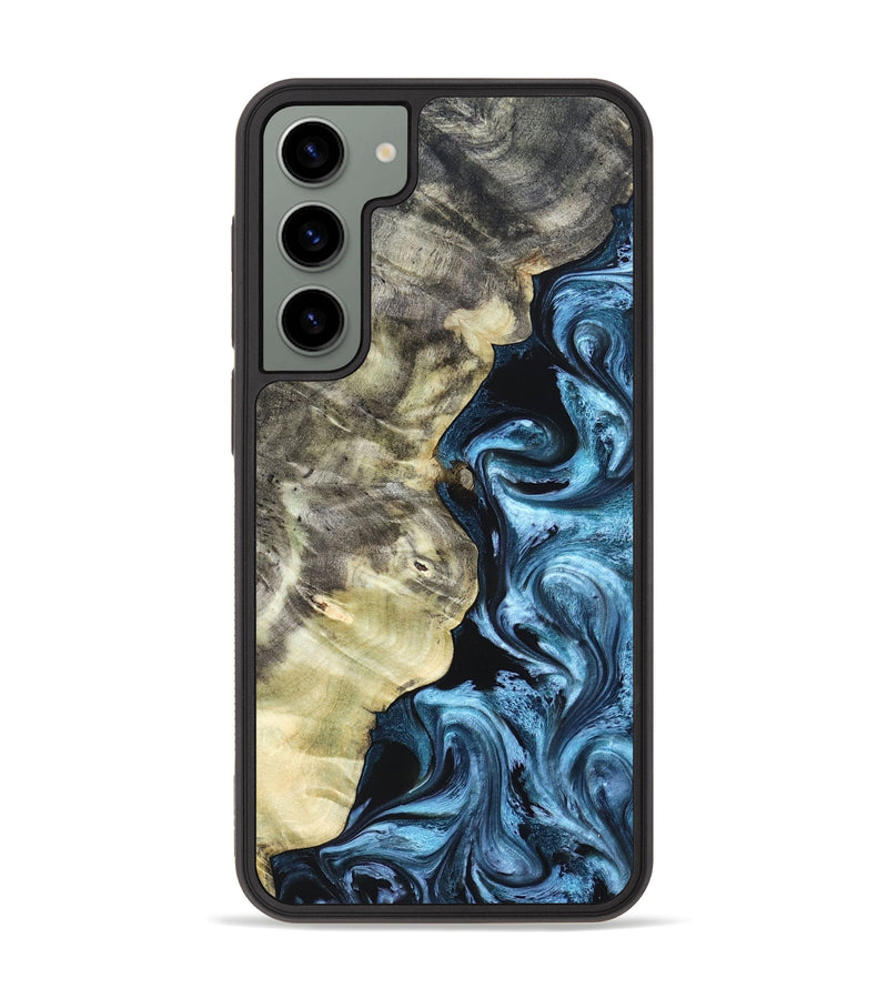 Galaxy S23 Plus Wood Phone Case - Chelsey (Blue, 825008)