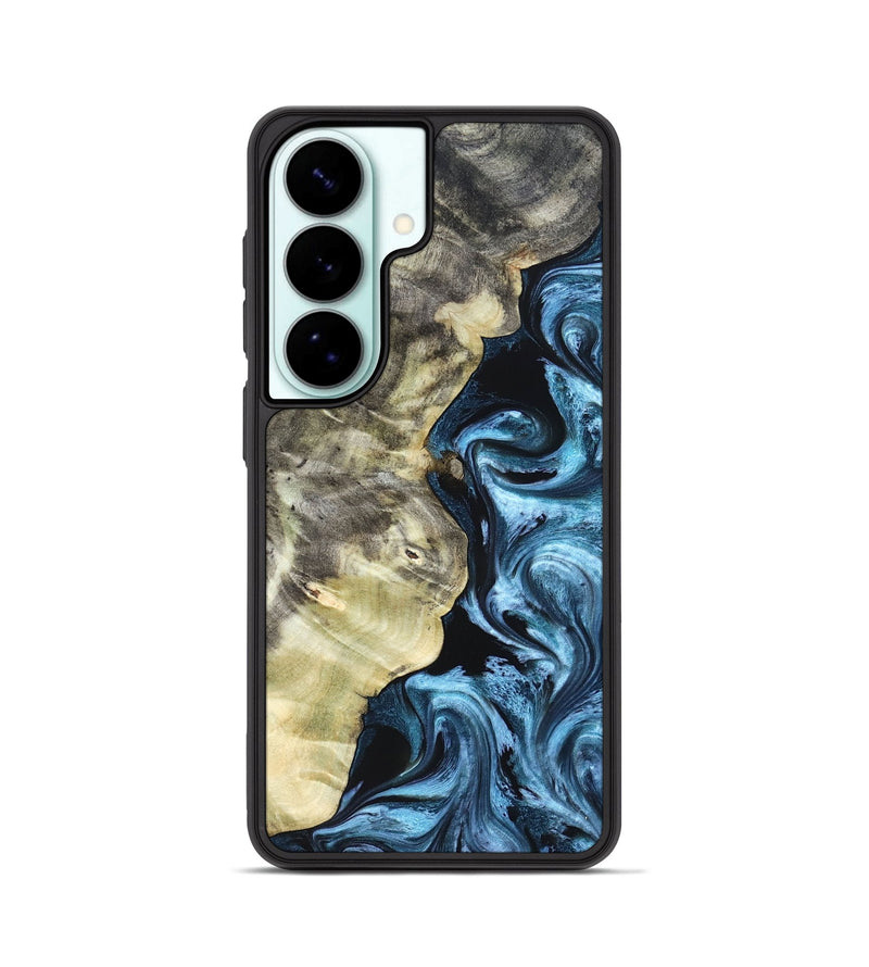 Galaxy S26 Wood Phone Case - Chelsey (Blue, 825008)