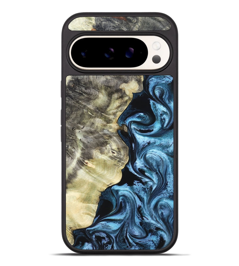 Pixel 9 Pro XL Wood Phone Case - Chelsey (Blue, 825008)