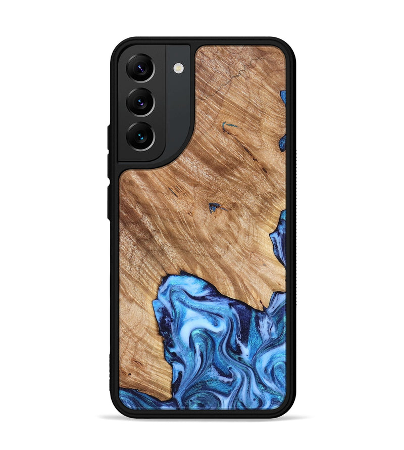 Galaxy S22 Plus Wood Phone Case - Fiona (Blue, 825009)