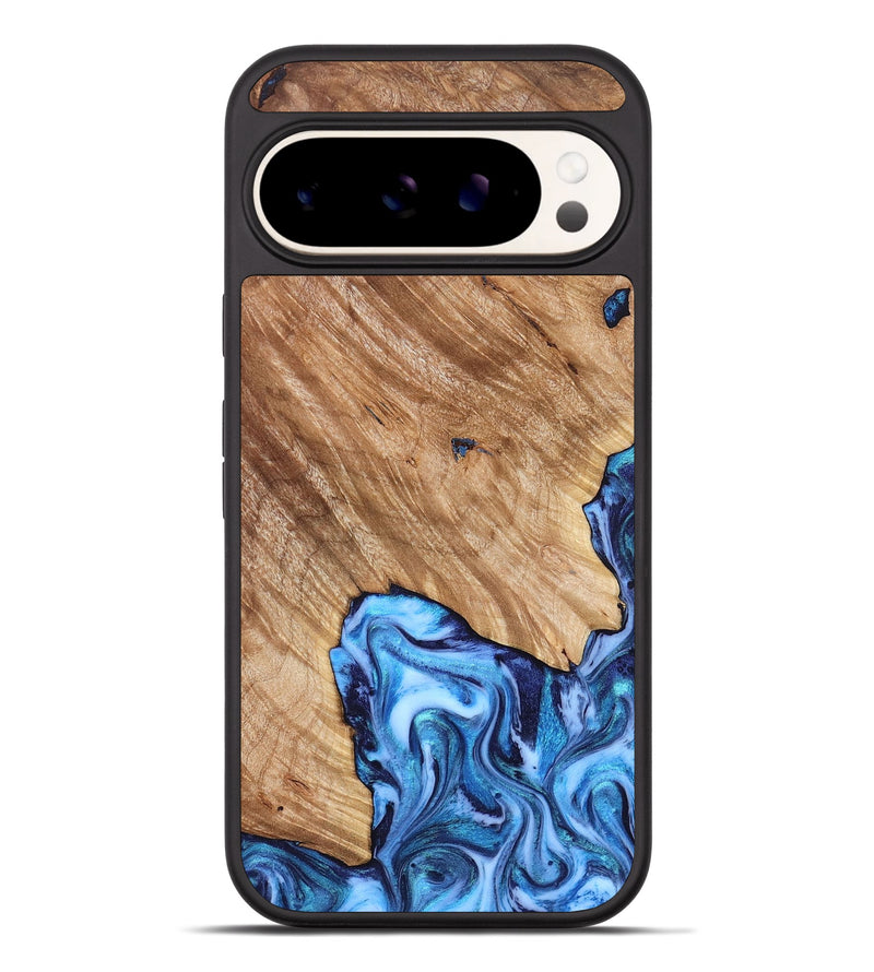 Pixel 9 Pro XL Wood Phone Case - Fiona (Blue, 825009)