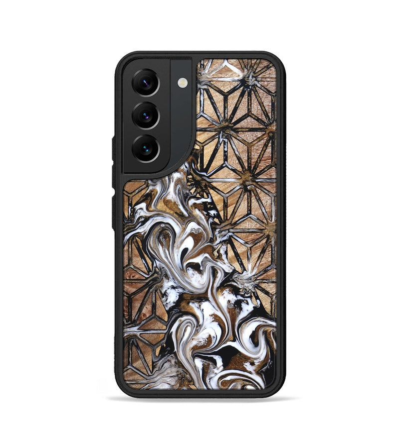 Galaxy S22 Wood Phone Case - Leatha (Pattern, 825011)