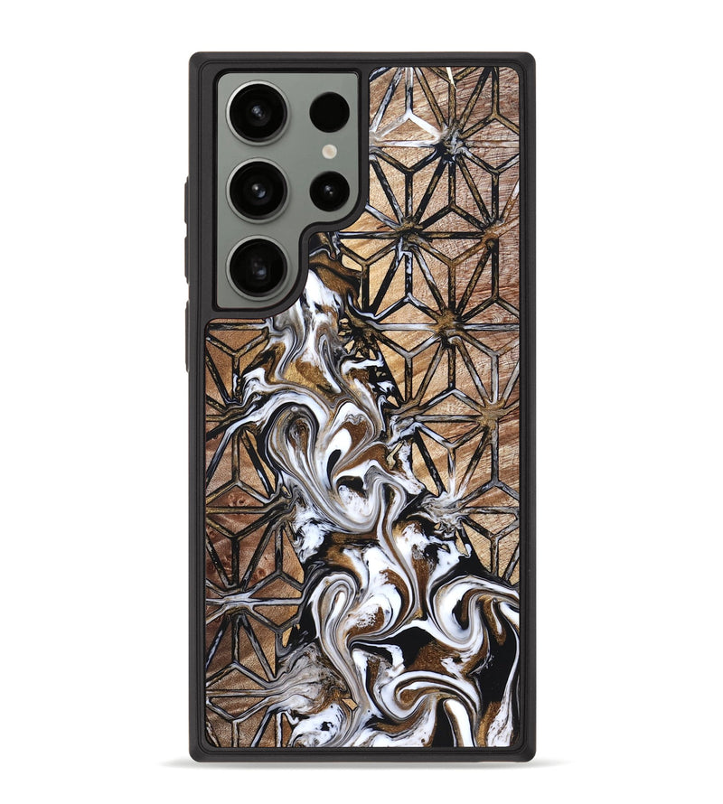 Galaxy S23 Ultra Wood Phone Case - Leatha (Pattern, 825011)