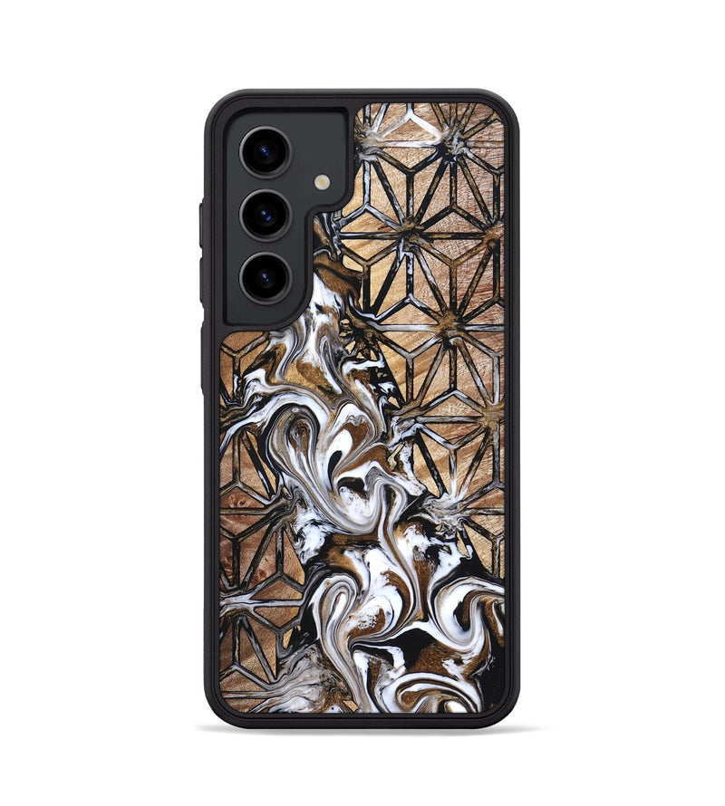 Galaxy S24 Wood Phone Case - Leatha (Pattern, 825011)