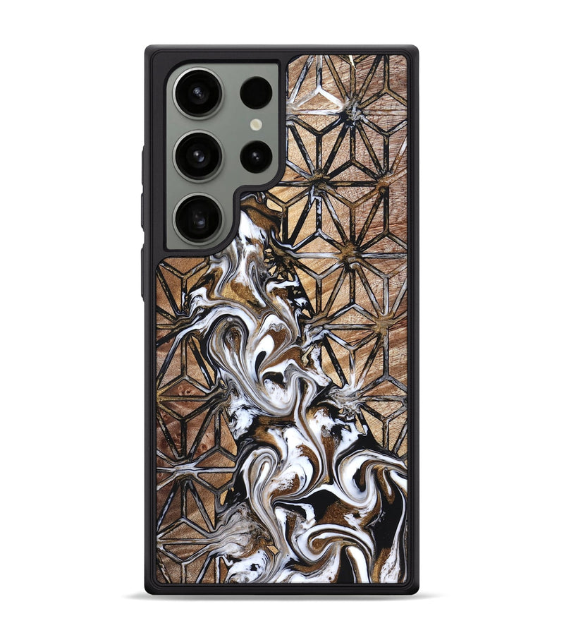 Galaxy S24 Ultra Wood Phone Case - Leatha (Pattern, 825011)