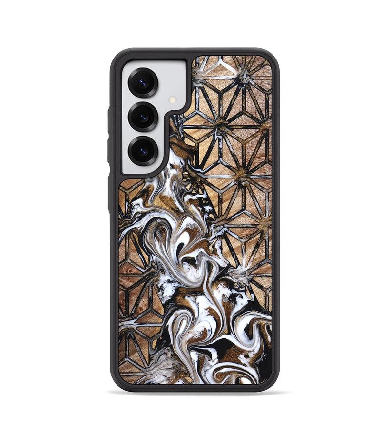 Galaxy S25 Wood Phone Case - Leatha (Pattern, 825011)