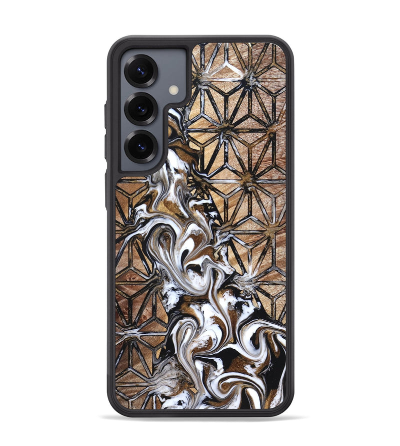 Galaxy S25 Plus Wood Phone Case - Leatha (Pattern, 825011)