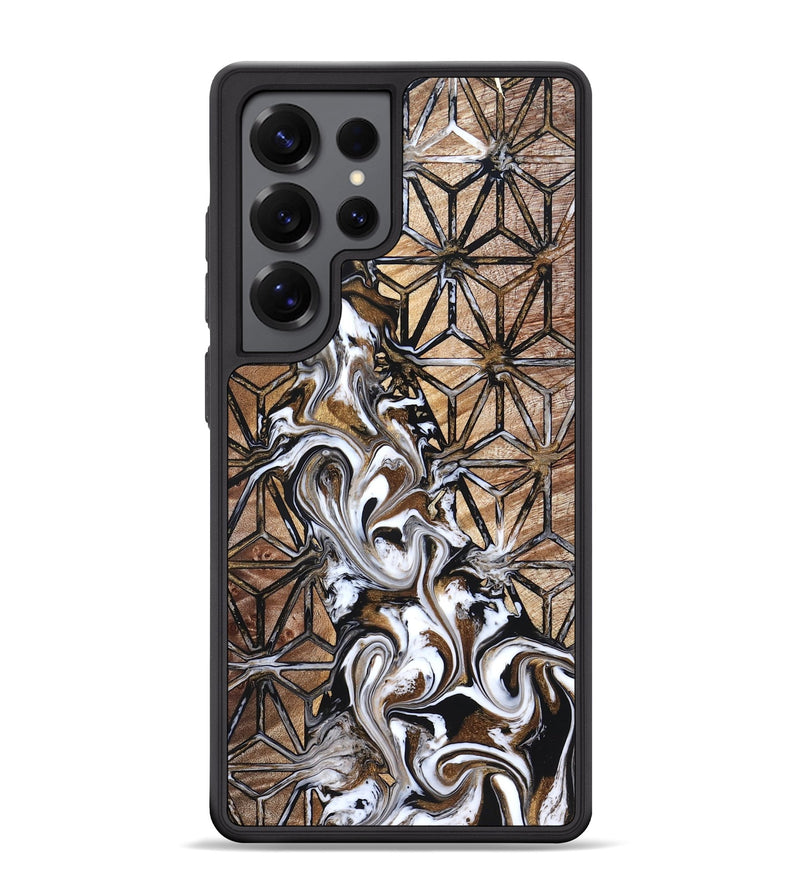Galaxy S25 Ultra Wood Phone Case - Leatha (Pattern, 825011)