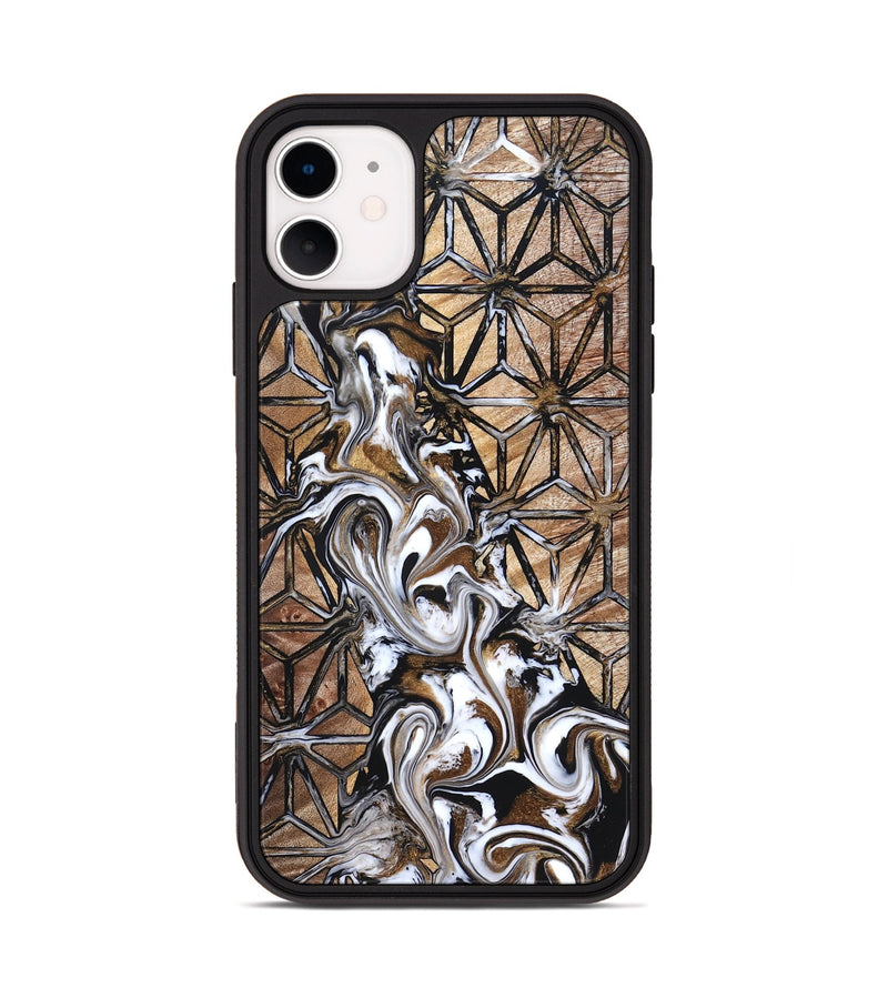 iPhone 11 Wood Phone Case - Leatha (Pattern, 825011)