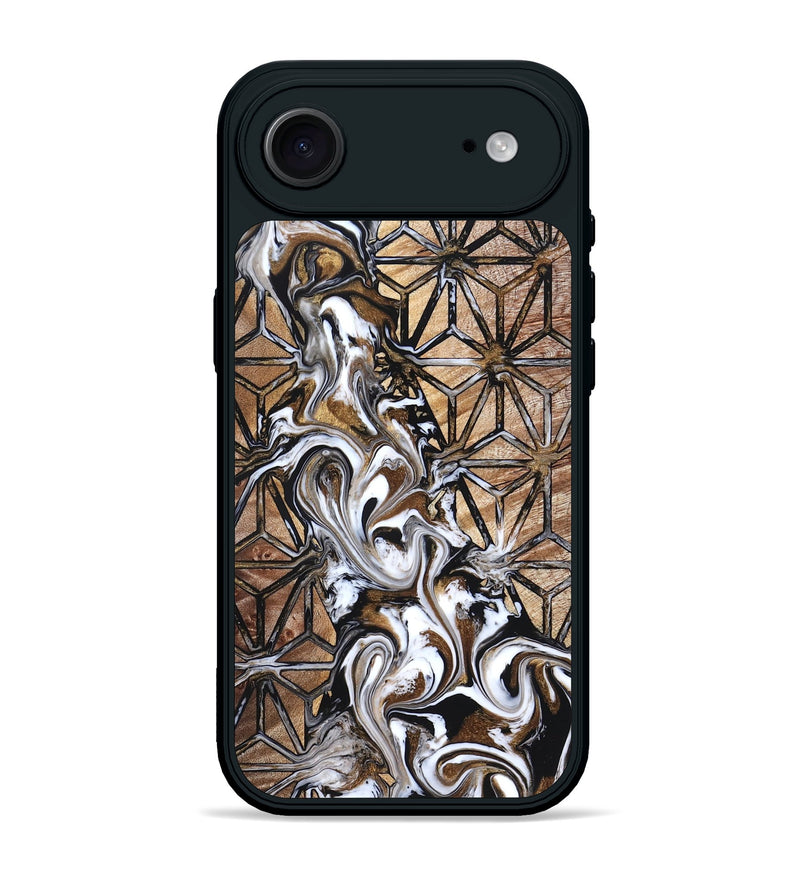 iPhone 17 Air Wood Phone Case - Leatha (Pattern, 825011)