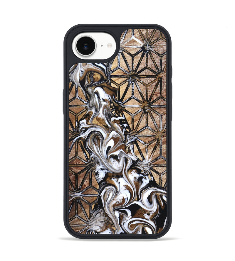 iPhone 17e Wood Phone Case - Leatha (Pattern, 825011)