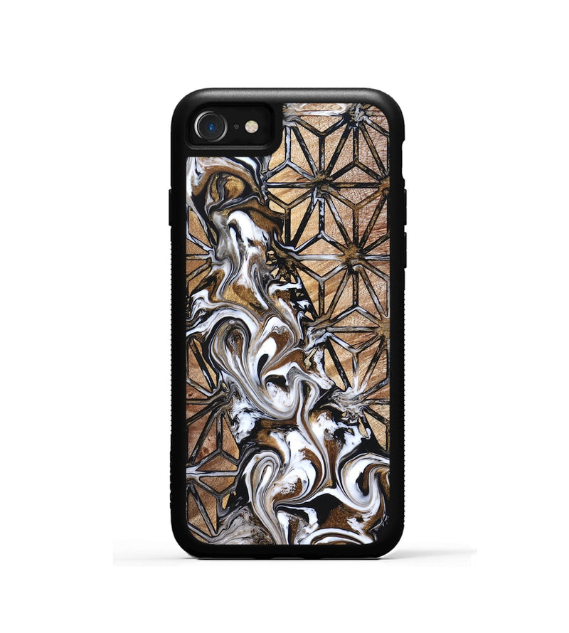 iPhone SE Wood Phone Case - Leatha (Pattern, 825011)