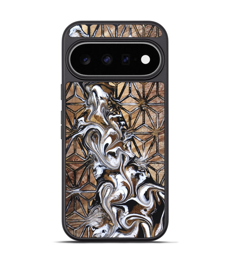Pixel 11 Pro Wood Phone Case - Leatha (Pattern, 825011)